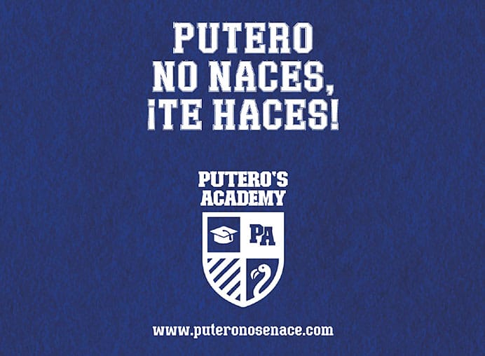 Putero's Academy, imagen de la campaña contra la Trata de Seres Humanos lanzada por Médicos del Mundo Asturias y con la colaboración del Principado.