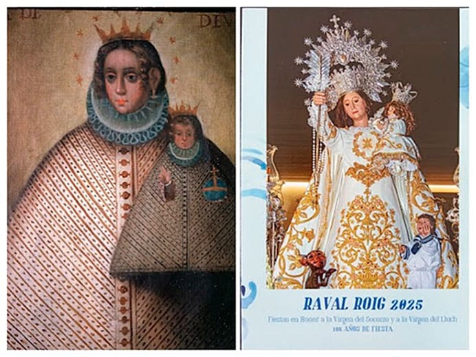 Las dos Vírgenes del Raval.
