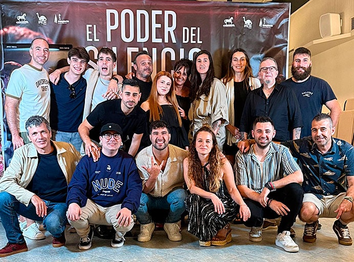 Nuria Santos, actriz protagonista en “El poder del silencio”