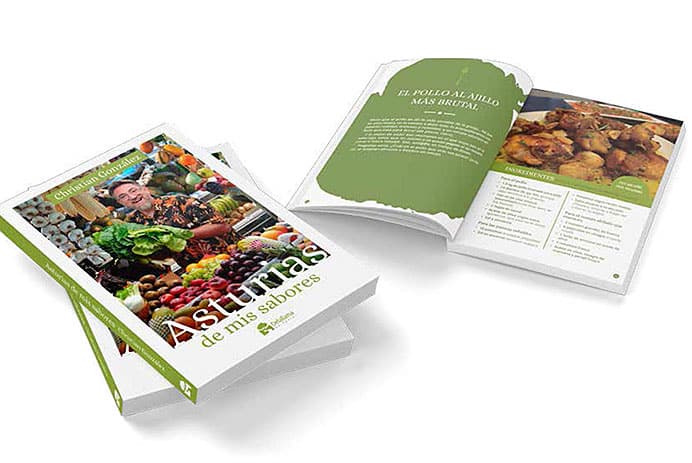 Asturias de mis sabores, segundo libro de Christian González, cocinero y divulgador culinario.