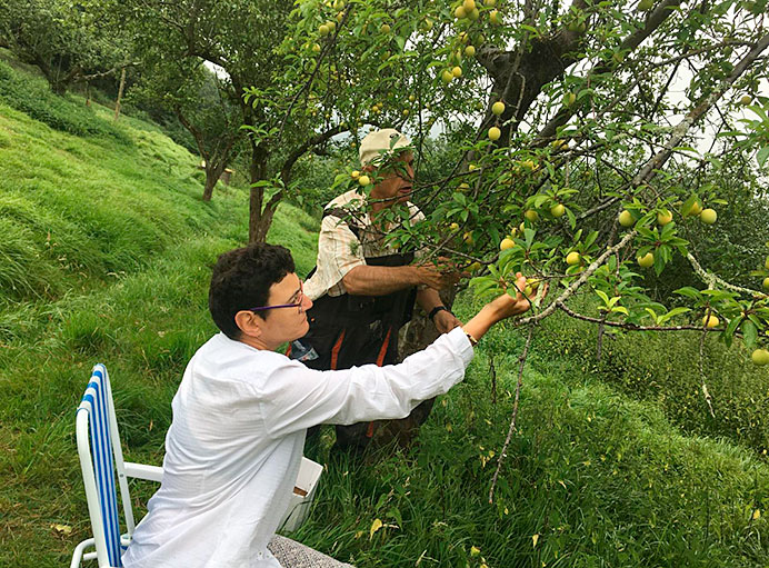 Actividad de agroterapia para los usuarios del CAI A Teyavana