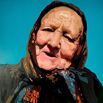 María del Roxo y su Colección Asturias de Mil Colores 1 María del Acebo (Colección Asturias de Mil Colores) Óleo, 50x50. Obra de María del Roxo