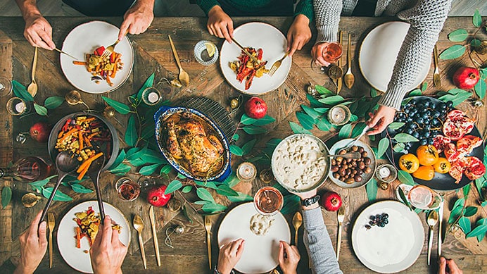 Cena de Navidad sin gluten