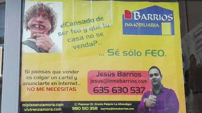 La mala publicidad 6 Inmobiliaria Barrios