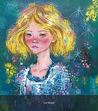 LaAyalga Studio: Tu historia, hecha arte 2 La Musa, ilustración de Crisàlide (LaAyalga Studio)