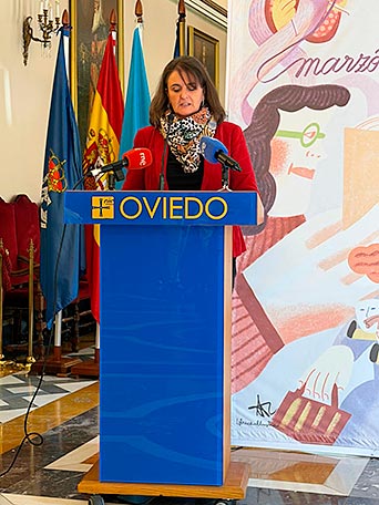 Oviedo con la igualdad y el respeto. Mujeres que transformaron el mundo a través de la cultura 1 María Velasco, Concejala Delegada de Políticas Sociales del Ayuntamiento de Oviedo y responsable de Promoción de la Igualdad en el Ayuntamiento de Oviedo.