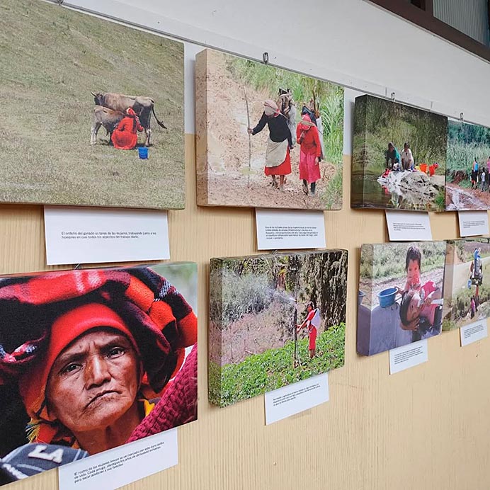 Boal ofrece referentes cercanos e inspiradores en el 8M 6 Exposición fotográfica Lenca, una cultura tejida por manos de mujer, cedida por Geólogos del Mundo