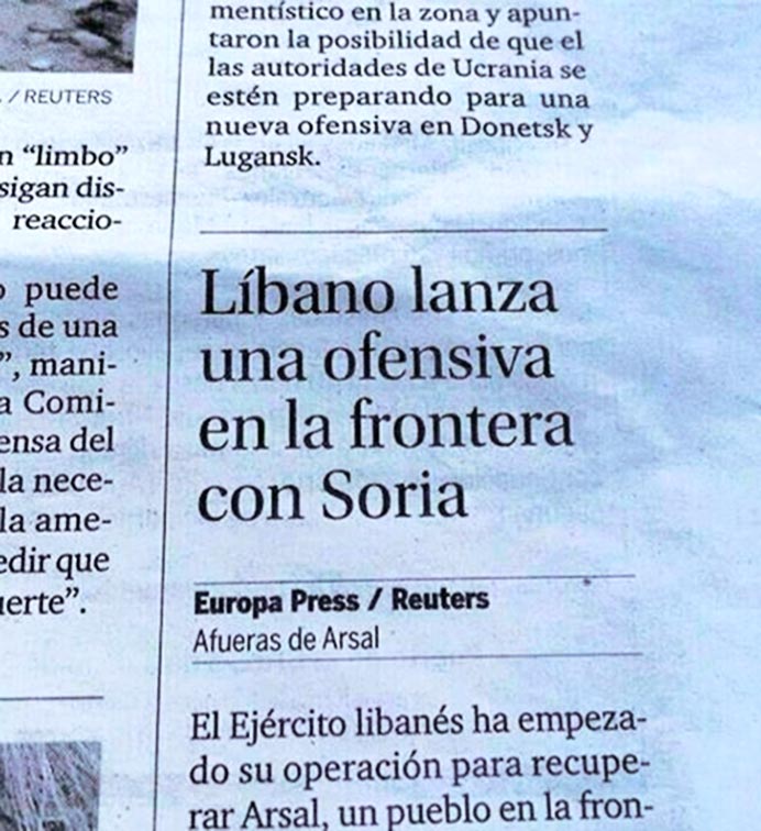 ¿Cómo se despliega un portaaviones? 1 Líbano lanza una ofensiva en la frontera con "Soria".
