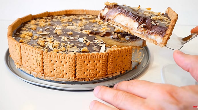 Pelayo Fernández (Golosolandia). Las recetas que siempre salen 1 Tarta de galleta, crema y chocolate de Golosolandia.