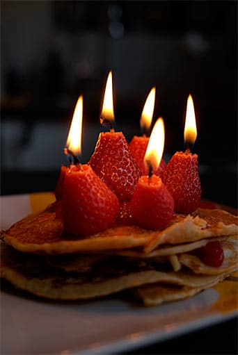La ruta de la cera 1 Velas de cumpleaños Mon Chéri. Lucy's Luz