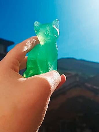 Xanatural es Creado, para ti 5 Gatito de glicerina. Jabón creado por Xanatural Cosmética Artesanal.