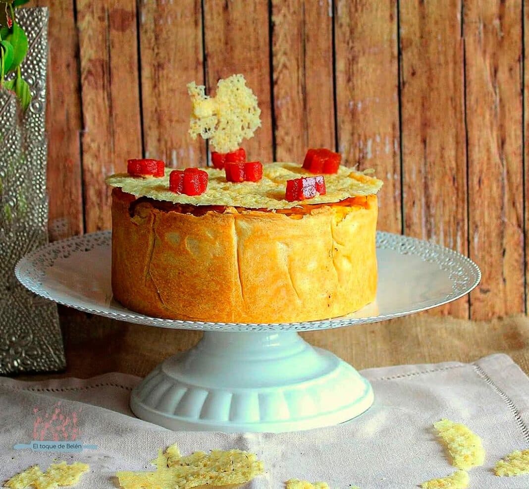 Tarta de queso de oveja y membrillo. El Toque de Belén