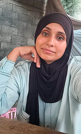 Podrías haber sido tú 3 Iftikhar, esposa de Nader Hamad, ciudadanos palestinos
