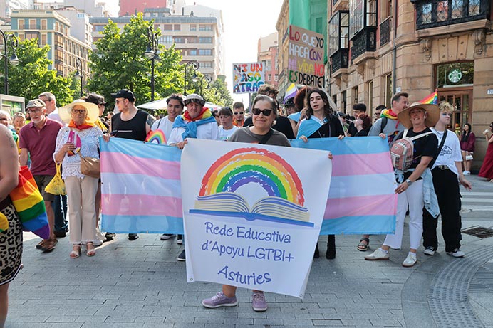 La Ley LGTBI asturiana, un paso más hacia la igualdad real 3 Manifestación en Oviedo por los derechos LGTBIQ+